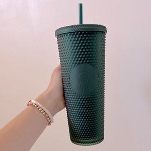 Dark Green Starbucks Tumbler